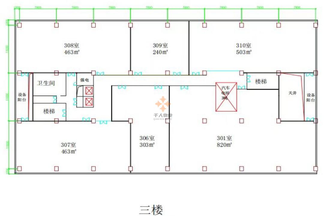 浦东 天脉·辰金科技园 1500平米 简装