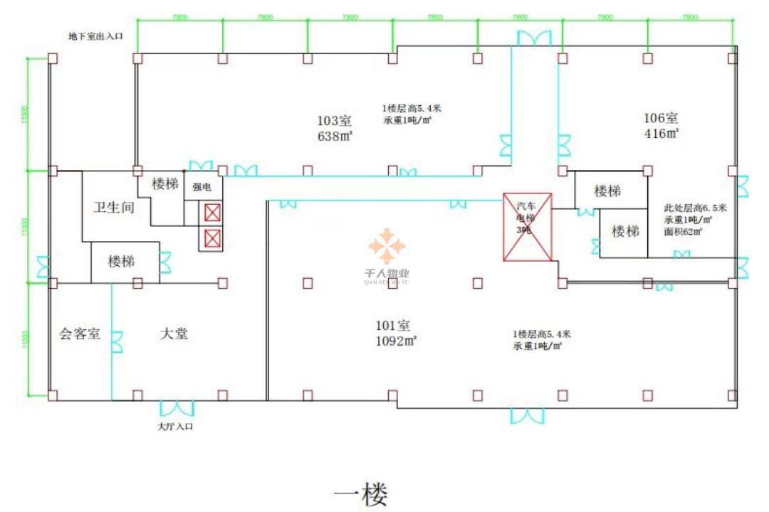 浦东 天脉·辰金科技园 1500平米 简装